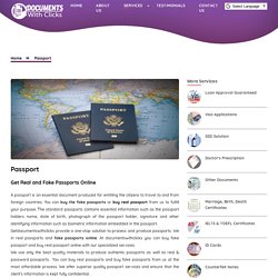 Fake and Real Passport - Buy Passport Online