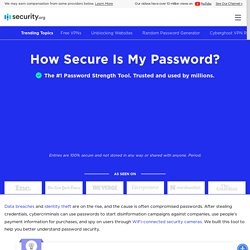 How Secure Is My Password?
