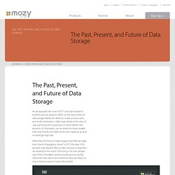 The Past, Present, and Future of Data Storage