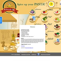 Pasta sauce and recipes - The most loved Italian pasta sauces and recipes