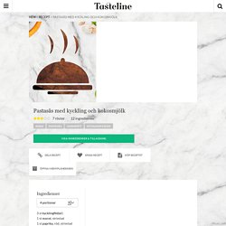 Pastasås med kyckling och kokosmjölk - Recept - Tasteline.com