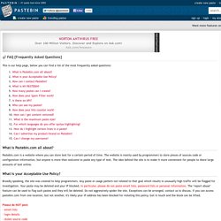 Pastebin.com - FAQ [Frequently Asked Questions]