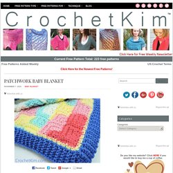 Patchwork Baby Blanket – CrochetKim.com