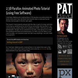 2.5D Parallax Animated Photo Tutorial (using Free Software)