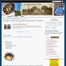 Pâte à choux
