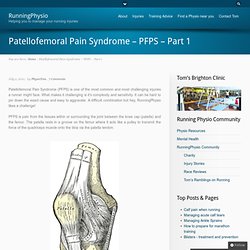 Patellofemoral Pain Syndrome - Runner's Knee