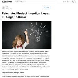 Patent And Protect Invention Ideas