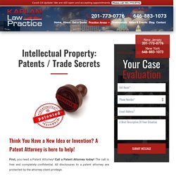 Patents - Law offices of Joshua Kaplan