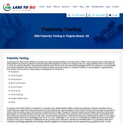Prenatal Paternity Test Virginia