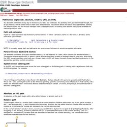 Pathnames explained: Absolute, relative, UNC, and URL