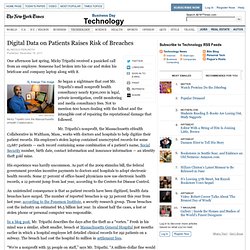 As Patient Records Are Digitized, Data Breaches Are on the Rise
