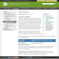 Participant Protections [NIH]