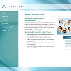 Patient Drug Response Modeling - Entelos.com