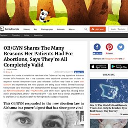 OB/GYN Shares The Many Reasons Her Patients Had For Abortions, Says They’re All Completely Valid