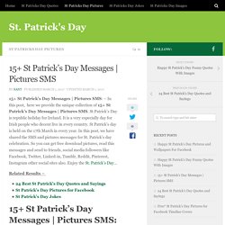 15+ St Patrick's Day Messages
