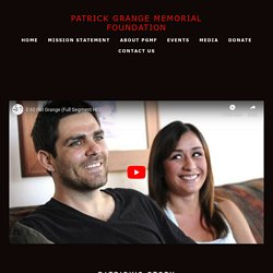Patrick's Story — Patrick Grange Memorial Foundation