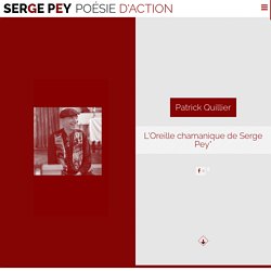 Serge Pey, Poésie d'action