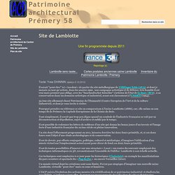 Site de Lambiotte - Patrimoine architectural Prémery 58