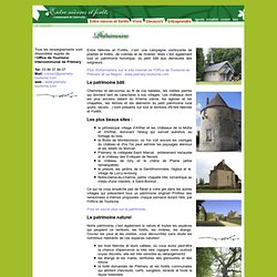 patrimoine - Communauté de Communes entre Nièvres et Forêts.