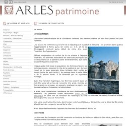 Patrimoine de la ville d'Arles