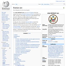 Patriot Act