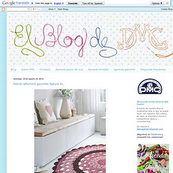 El blog de Dmc: Patrón alfombra ganchillo Natura XL