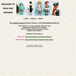Pattern Creation from instruction sheet - for fashion dolls