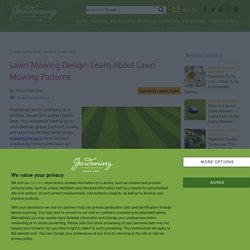Lawn Pattern Landscaping – Tips For Cutting A Lawn In Patterns