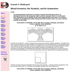 Pattern Lesson 1 Math Part