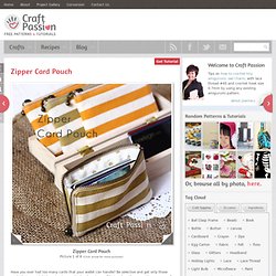 Pattern Free & Tutorial à CraftPassion.com