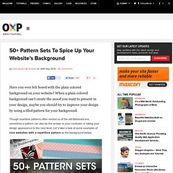 50+ Pattern Sets To Spice Up Your Website’s Background