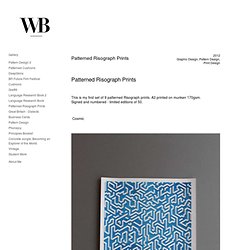 Patterned Risograph Prints