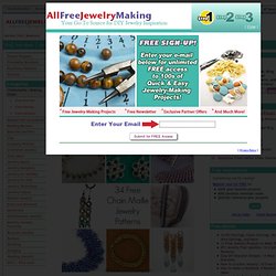 34 Free Chain Maille Jewelry Patterns