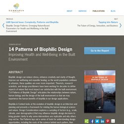 14 Patterns of Biophilic Design - Terrapin Bright Green