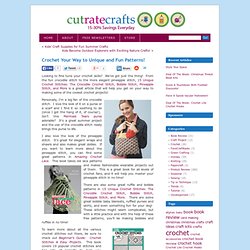 Crochet Your Way to Unique and Fun Patterns! CutRateCraftsBlog.com