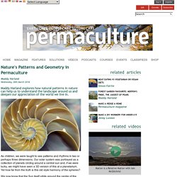 Nature's Patterns and Geometry in Permaculture