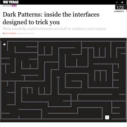 Dark Patterns: inside the interfaces designed to trick you