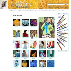 Patterns Index: Knitty Spring+Summer 2012