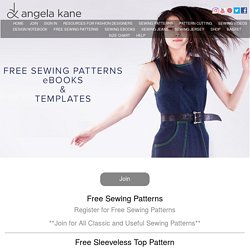Free PDF Sewing Patterns, The Pinafore Dress Pattern, The Great British Sewing Bee Free Sleeveless Top Pattern Download, The Free Test Block from Angela Kane