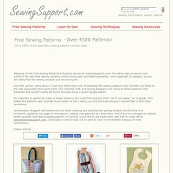 4500+ Free Sewing Patterns & Projects (The Ultimate Collection)