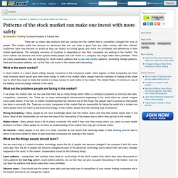 Patterns of the stock market can make one invest with more safety by Synapse Trading