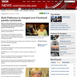 Ruth Patterson is charged over Facebook parade comments