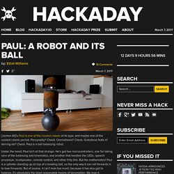 Paul: A Robot and its Ball