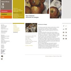 Paul Cézanne Pommes et oranges