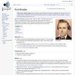 Paul Morphy