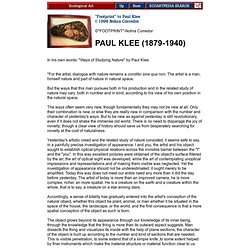 Paul Klee (1879-1940) &quot;Movement&quot; by Nohra Corredor