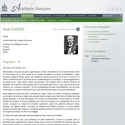 Paul VALÉRY