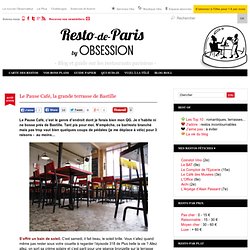 Le Pause Café, la grande terrasse de Bastille paris