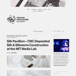 Silk Pavillion - CNC Deposited Silk & Silkworm Construction at the MIT Media Lab (@medialab)