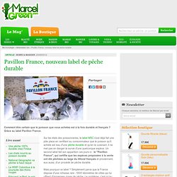 Pavillon France, nouveau label de pêche durable